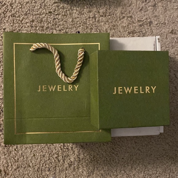 #69 - 18K Gold Coffee Bean Chain Half Chain Half CZ Crystal Choker Necklace - Picture 4 of 4